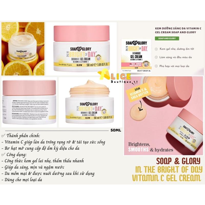 [GIÁ SALE] SOAP & GLORY - Gel cream dưỡng trắng/ Gel dưỡng ẩm/ Tẩy tbc-duoc-ban-tai-Alice Boutique