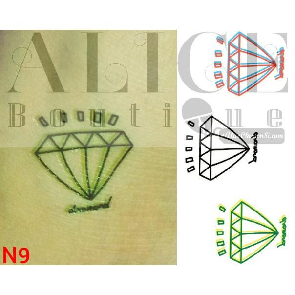 (N1-9) Hình xăm tattoo dán loại nhỏ-duoc-ban-tai-Alice Boutique