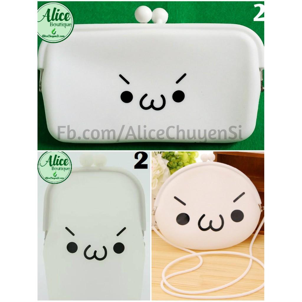 Combo 1 Túi 2 ví lớn icon cảm xúc-duoc-ban-tai-Alice Boutique