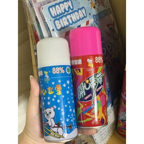 Bình xịt tuyết tan, xịt dây đủ màu sinh nhật, party, lễ Tết-duoc-ban-tai-Alice Boutique
