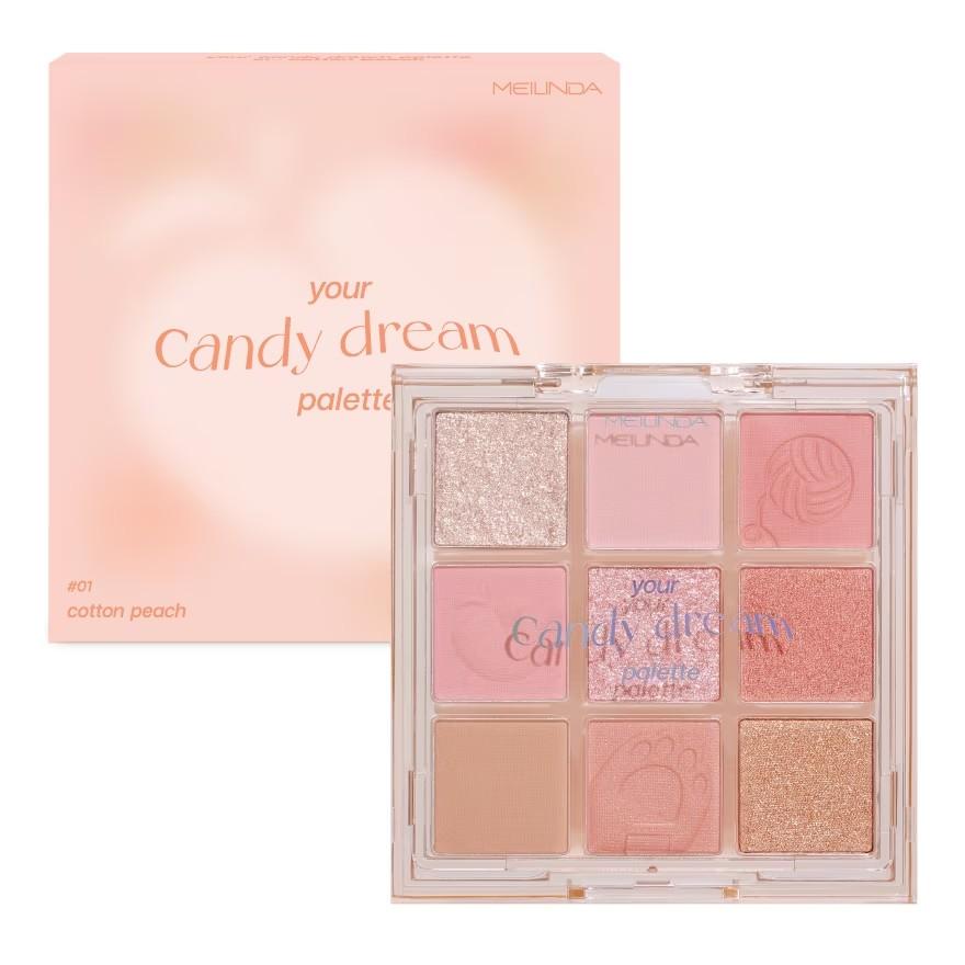 [SẴN 3 MÃ-GIÁ SĂN SALE] Phấn mắt Meilinda Your Candy Dream Palette 5.4gr-duoc-ban-tai-Alice Boutique