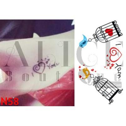 Combo hình xăm dán - tattoo loại nhỏ-duoc-ban-tai-Alice Boutique
