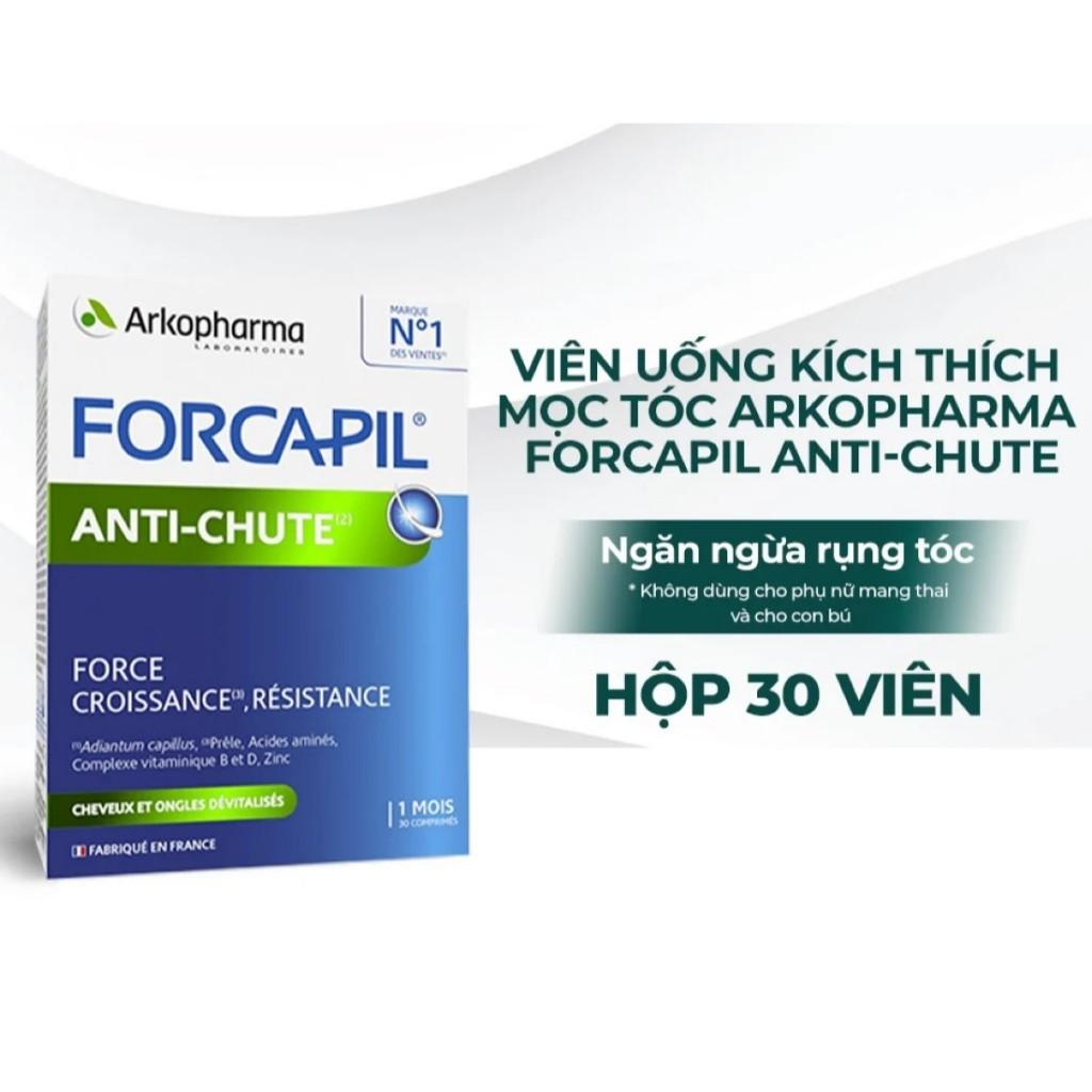 Viên uống Forcapil Anti-Chute ARKOPHARMA - Giảm Rụng Tóc Nội Tiết, Hỗ Trợ Mọc Tóc-duoc-ban-tai-Alice Boutique