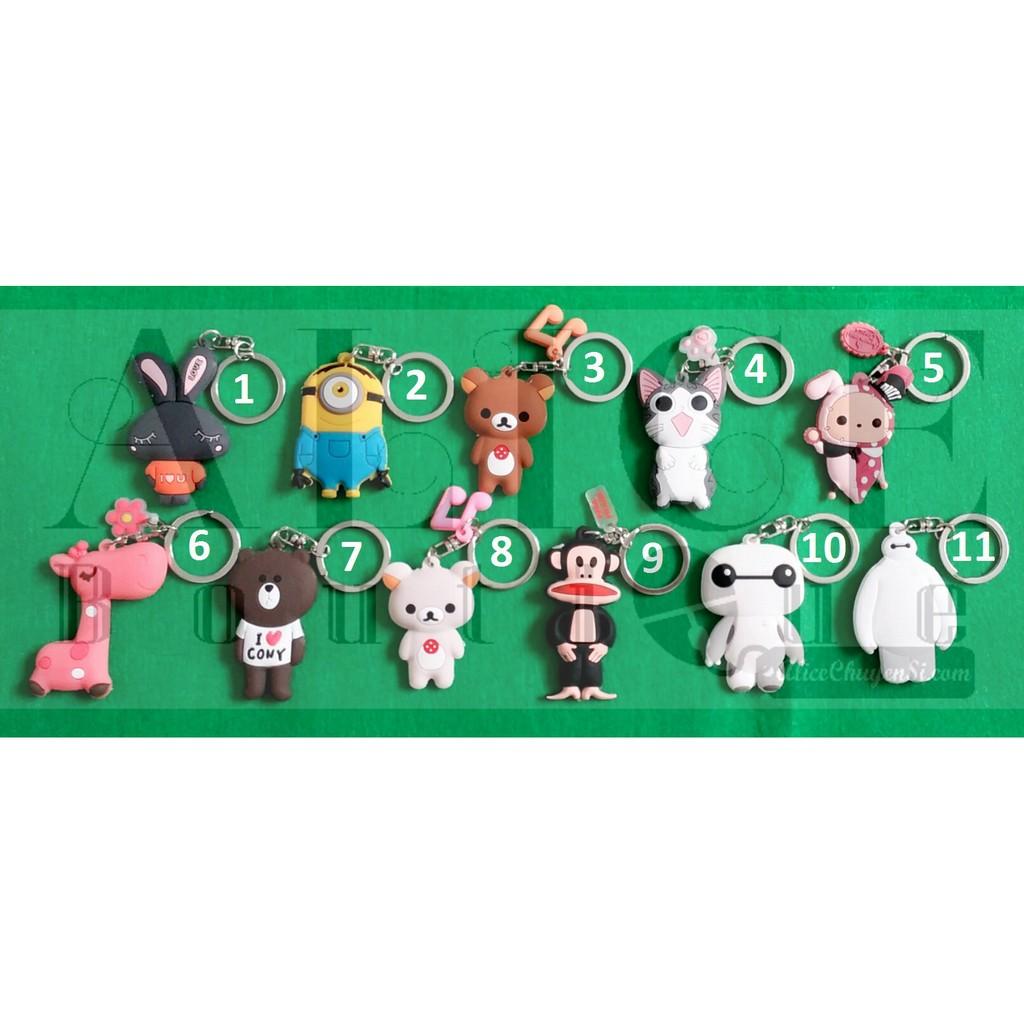Cặp móc khoá cartoon mini-duoc-ban-tai-Alice Boutique