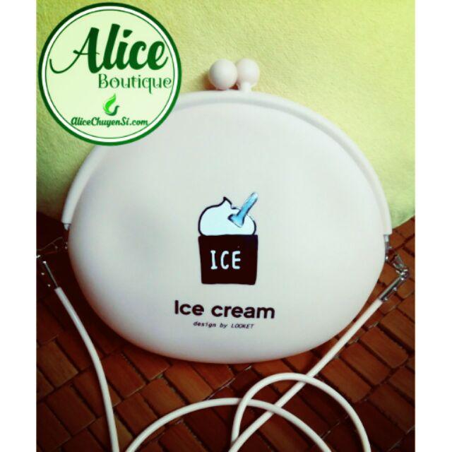 Túi silicon đeo chéo Ice cream-duoc-ban-tai-Alice Boutique