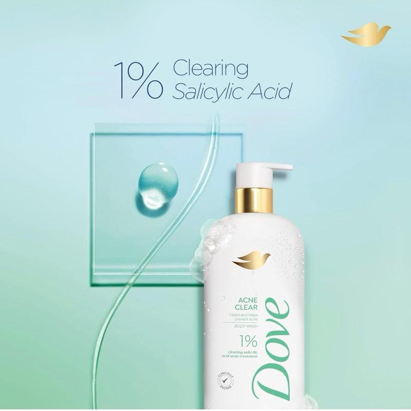 Dove Serum Body Wash Acne Clear-Sữa tắm sạch mụn 547ml-duoc-ban-tai-Alice Boutique