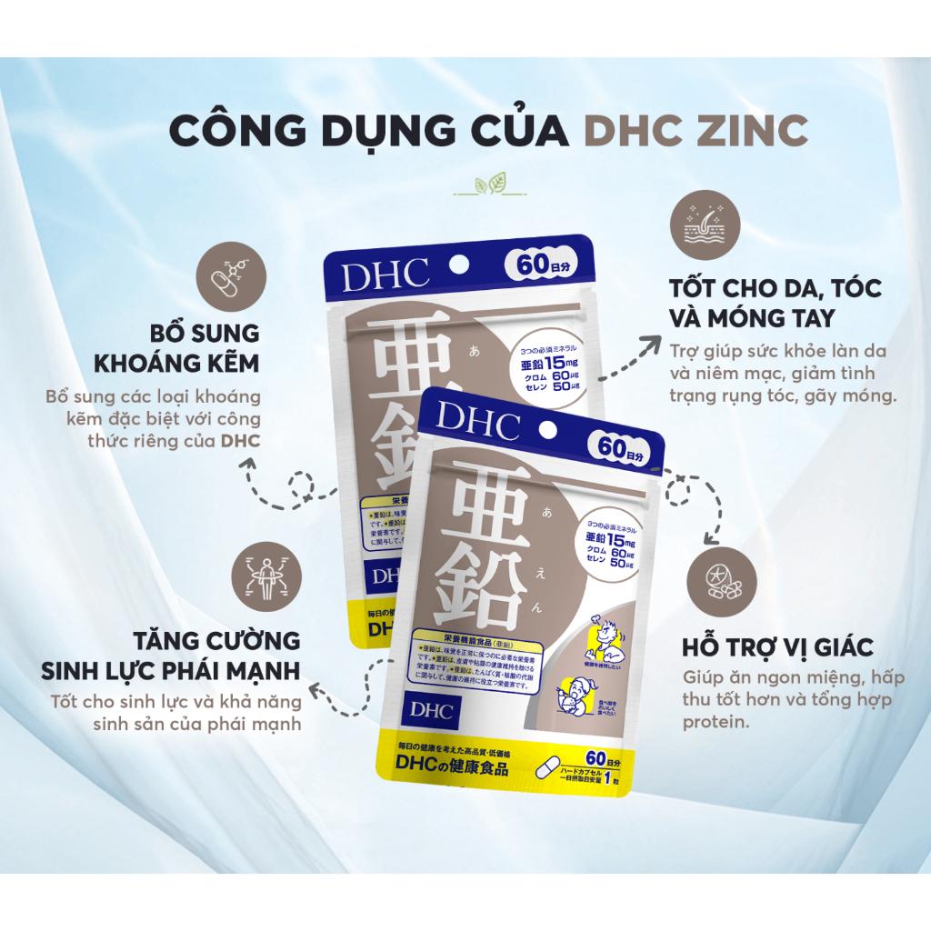 VIÊN UỐNG DHC (ZinC, VitC, Biotin, VitE)-duoc-ban-tai-Alice Boutique