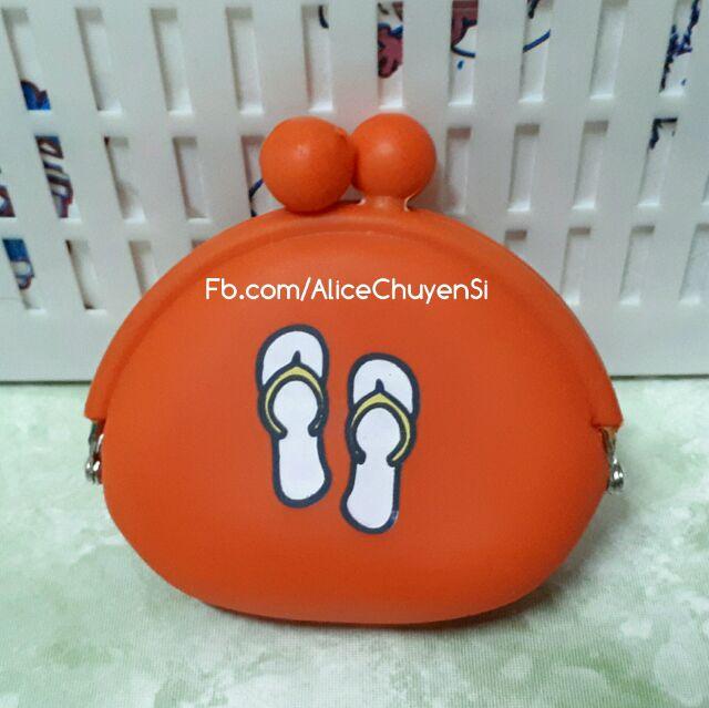 Ví nhỏ silicon cầm tay in hình đáng yêu-duoc-ban-tai-Alice Boutique