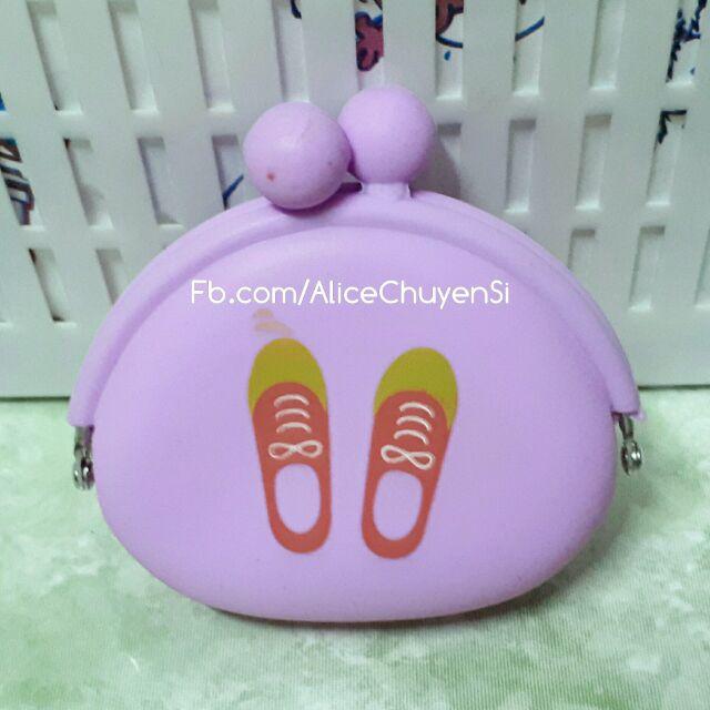 Ví nhỏ silicon cầm tay in hình đáng yêu-duoc-ban-tai-Alice Boutique