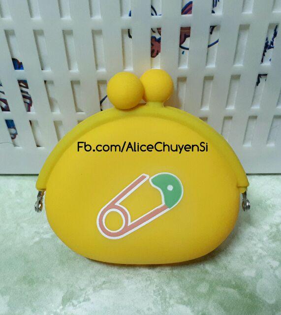 Ví nhỏ silicon cầm tay in hình đáng yêu-duoc-ban-tai-Alice Boutique