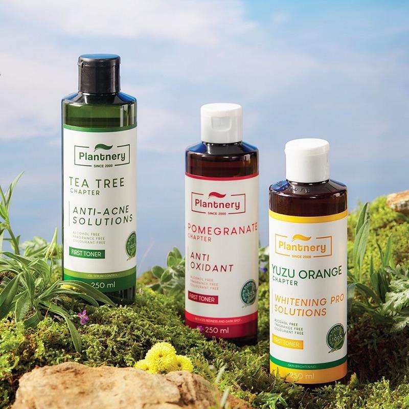 Plantnery Pomegranate First Toner, Tea Tree Toner Acne Reduction, Yuzu Orange VitC 250ml-duoc-ban-tai-Alice Boutique