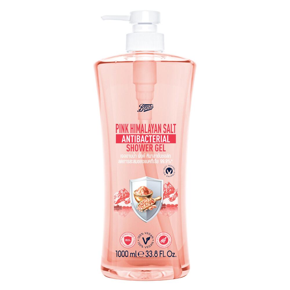 [Giá SALE] Gel tắm Boots Muối Hồng Himalaya Antibacterial Shower Gel 1000ML-duoc-ban-tai-Alice Boutique