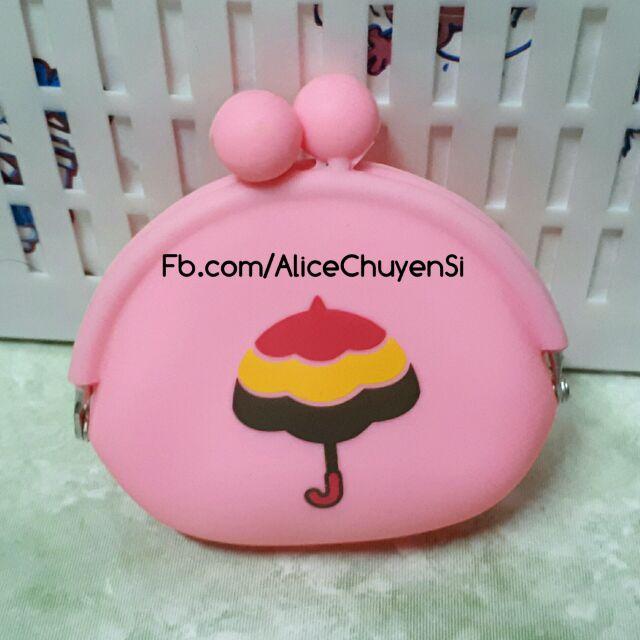 Ví nhỏ silicon cầm tay in hình đáng yêu-duoc-ban-tai-Alice Boutique