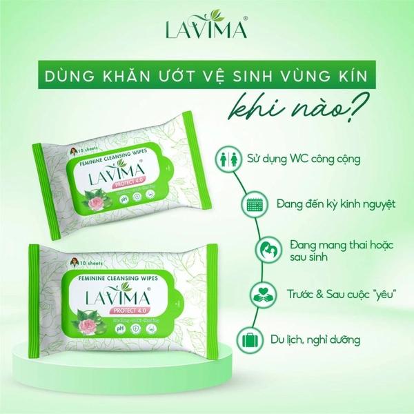 SET 2 GÓI Protect 4.0 LAVIMA Khăn Ướt Phụ Khoa-duoc-ban-tai-Alice Boutique