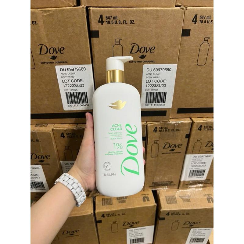 Dove Serum Body Wash Acne Clear-Sữa tắm sạch mụn 547ml-duoc-ban-tai-Alice Boutique