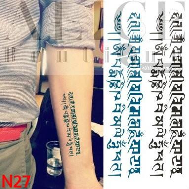 Combo hình xăm dán - tattoo loại nhỏ-duoc-ban-tai-Alice Boutique