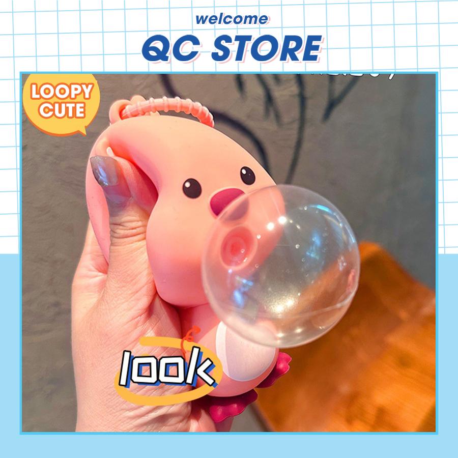 Đồ chơi Squishy Mochi bóp xả stress siêu mềm cute vô tri giải trí nhân vật Loopy hải ly QC Store-duoc-ban-tai-QC Store