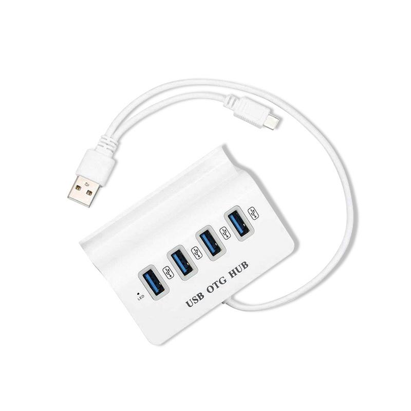 USB OTG HUB bộ chia cổng kết nối với điện thoại làm việc và chơi Roblox Minecraft hỗ trợ chia cổng USB máy tính-duoc-ban-tai-QC Store