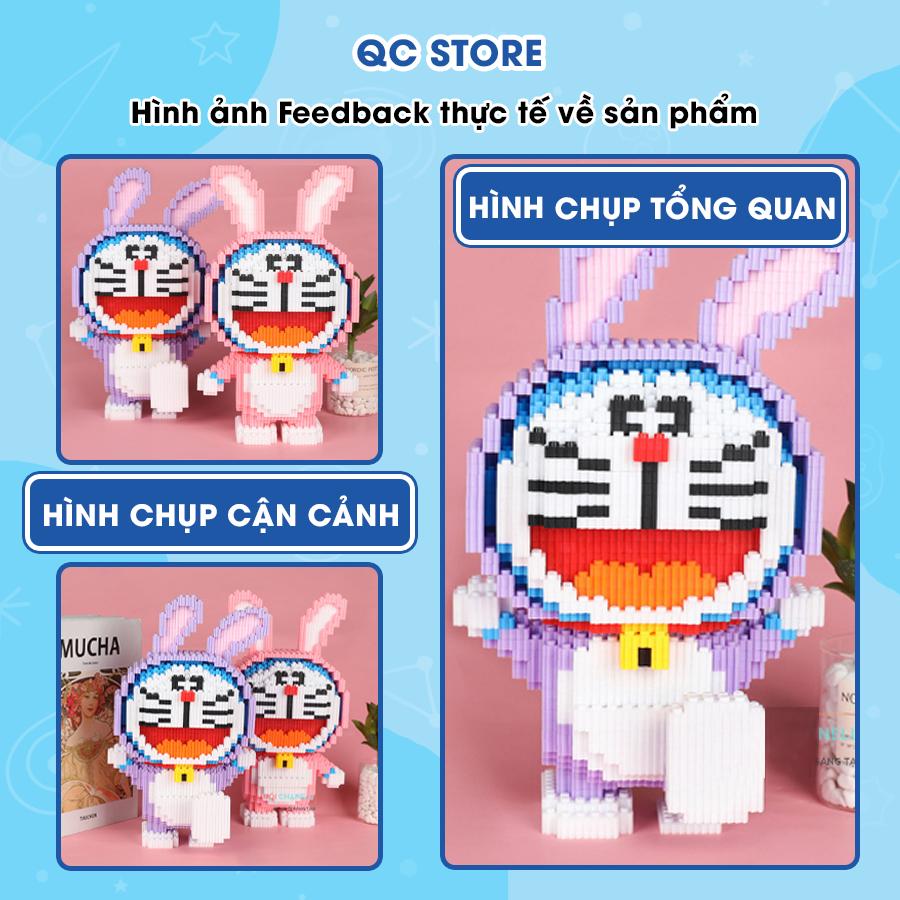 Đồ chơi Doraemon mô hình xếp hình lắp ráp Doremon cosplay cỡ lớn QC Store-duoc-ban-tai-QC Store