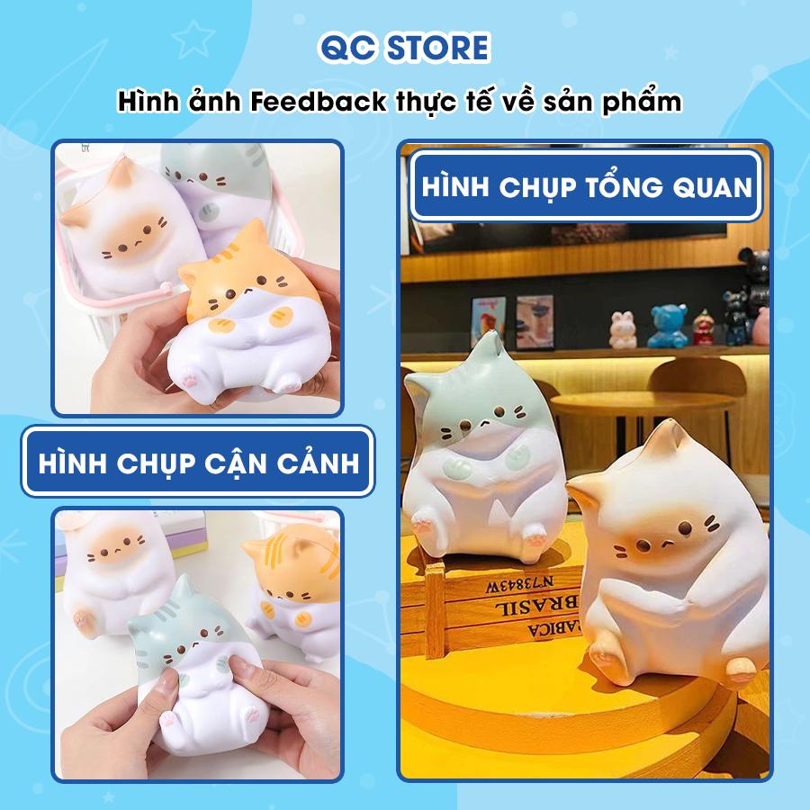 Đồ chơi Squishy mèo bóp xả stress siêu mềm cute đáng yêu QC Store-duoc-ban-tai-QC Store