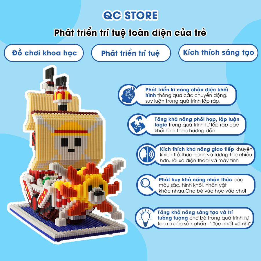 Đồ chơi lắp ráp tàu thousand sunny one piece mô hình lắp ghép cao cấp giá rẻ cho bé QC Store-duoc-ban-tai-QC Store