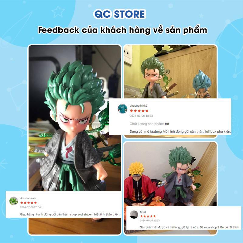 Mô hình One Piece Zoro Wano Roronoa AI chibi đáng yêu figure anime giá rẻ decor figure full box QC Store-duoc-ban-tai-QC Store