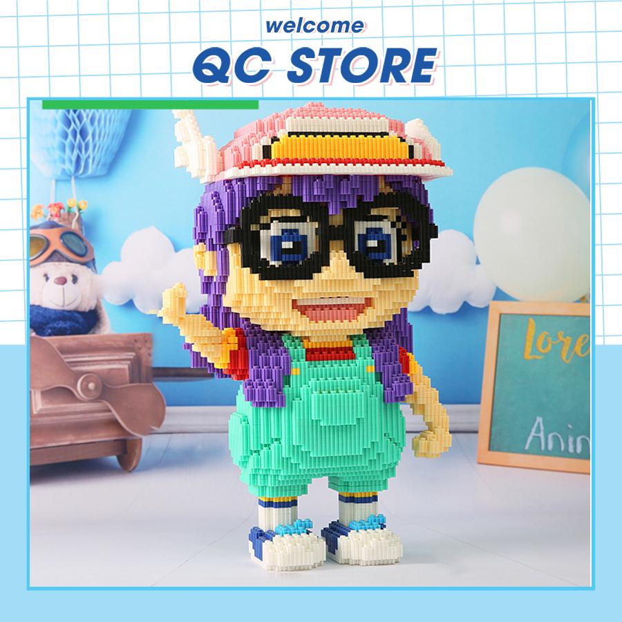 Bộ mô hình Arale lắp ráp nhân vật hoạt hình 3D anime dễ thương cho bé 30cm QC Store-duoc-ban-tai-QC Store