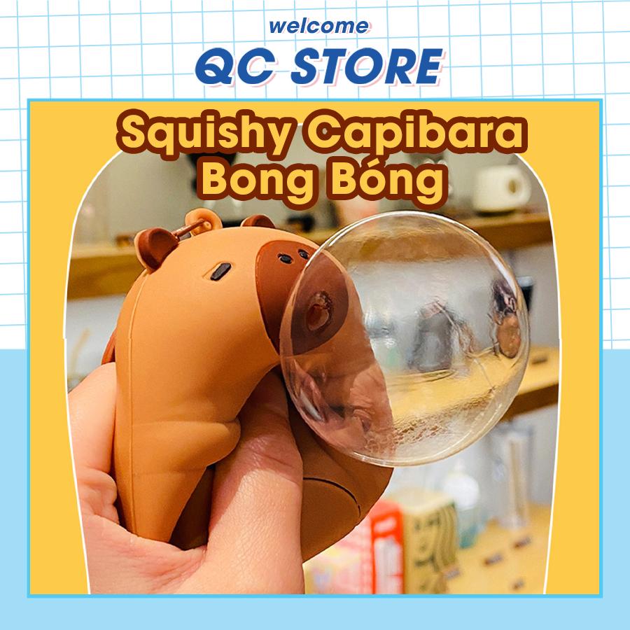 Đồ chơi Squishy Capybara Bong Bóng bóp xả stress siêu mềm cute đáng yêu QC Store-duoc-ban-tai-QC Store