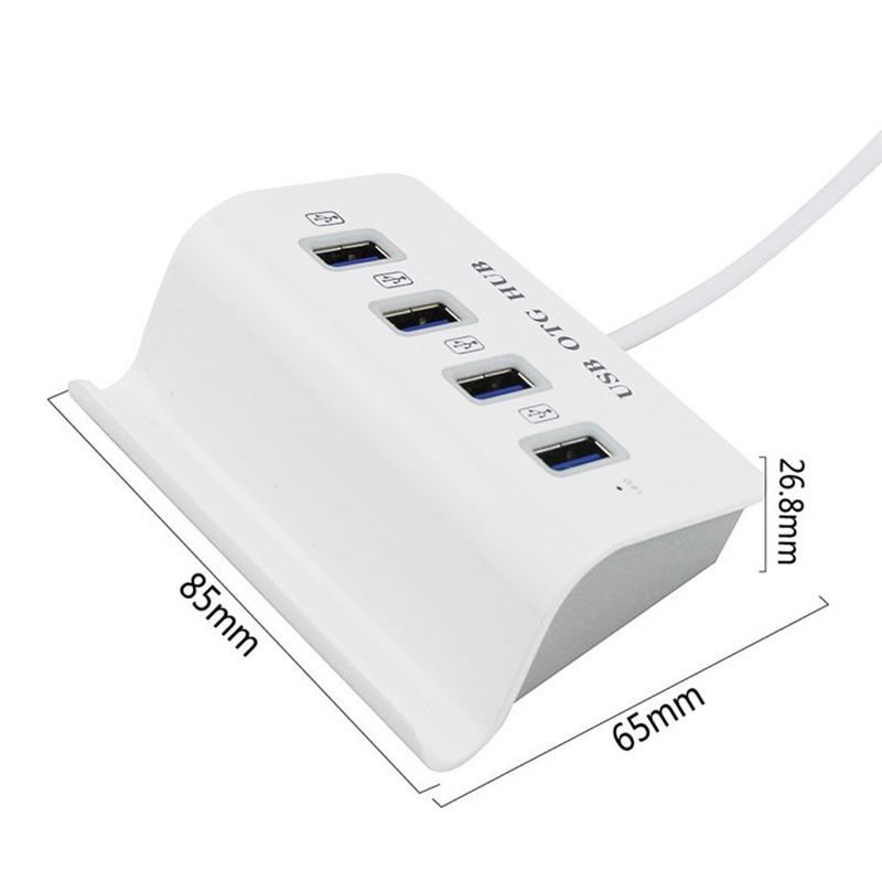 USB OTG HUB bộ chia cổng kết nối với điện thoại làm việc và chơi Roblox Minecraft hỗ trợ chia cổng USB máy tính-duoc-ban-tai-QC Store