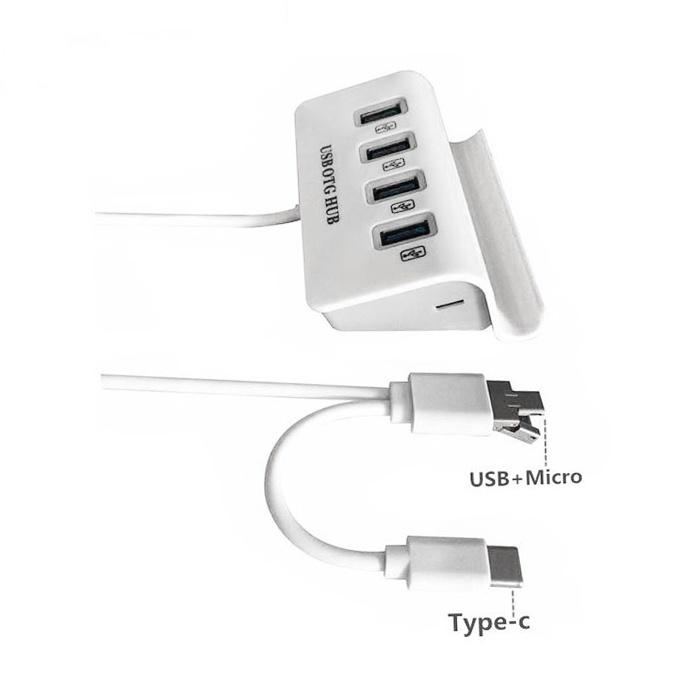 USB OTG HUB bộ chia cổng kết nối với điện thoại làm việc và chơi Roblox Minecraft hỗ trợ chia cổng USB máy tính-duoc-ban-tai-QC Store