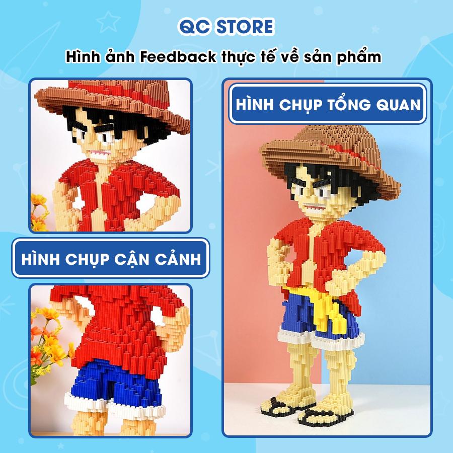 Luffy mô hình one piece mini zoro choper lắp ráp xếp hình anime to cỡ lớn 46cm giá rẻ QC Store-duoc-ban-tai-QC Store