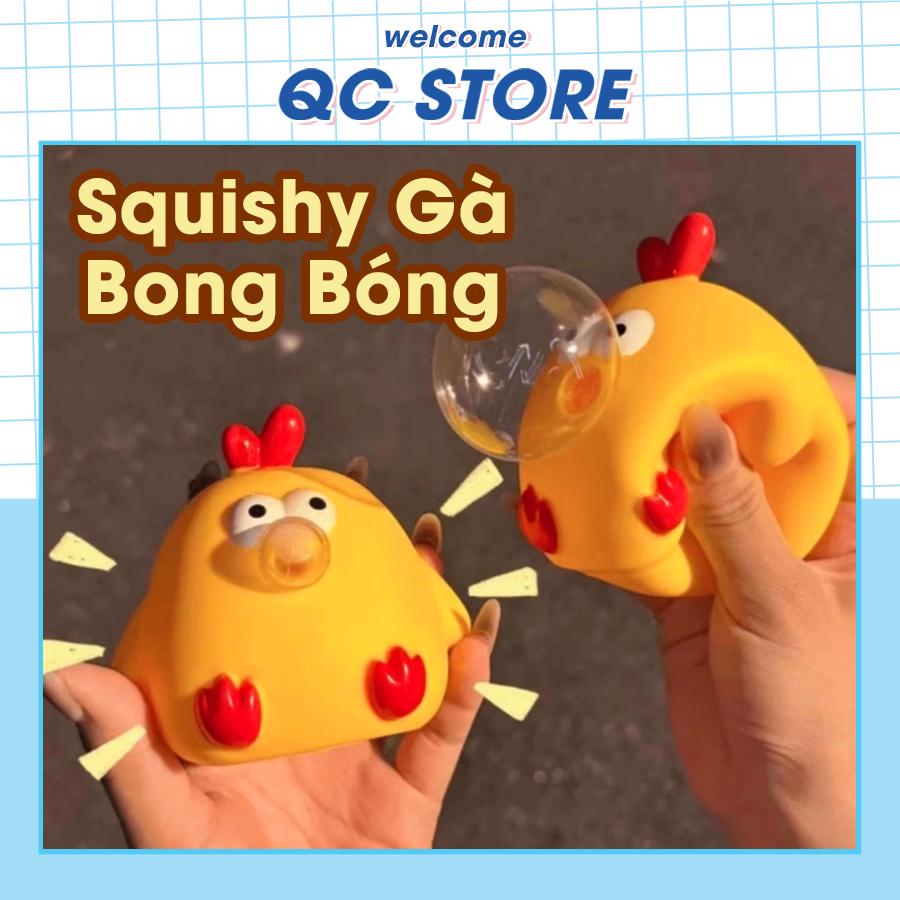 Đồ chơi Squishy Gà Bong Bóng bóp xả stress siêu mềm cute đáng yêu QC Store-duoc-ban-tai-QC Store