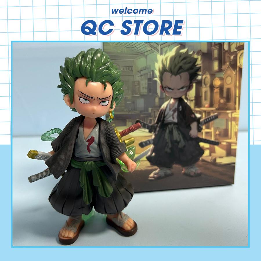 Mô hình One Piece Zoro Wano Roronoa AI chibi đáng yêu figure anime giá rẻ decor figure full box QC Store-duoc-ban-tai-QC Store