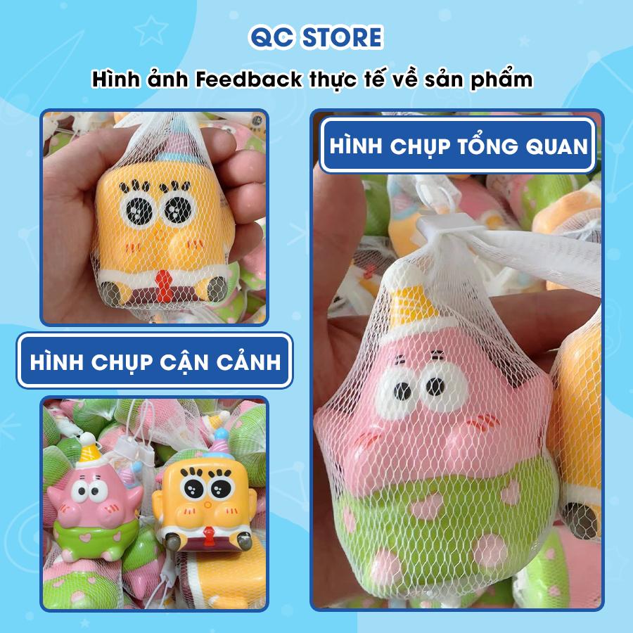 Đồ chơi Squishy Mochi bóp xả stress siêu mềm cute vô tri giải trí nhân vật Bọt Biển Sao Biển Sponge Bob QC Store-duoc-ban-tai-QC Store