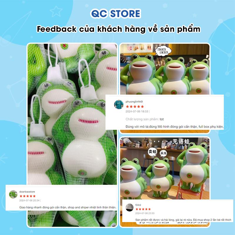 Đồ Chơi Squishy Mochi Ếch Xanh Lá Bọt Biển Sao Biển Xả Stress QC Store-duoc-ban-tai-QC Store