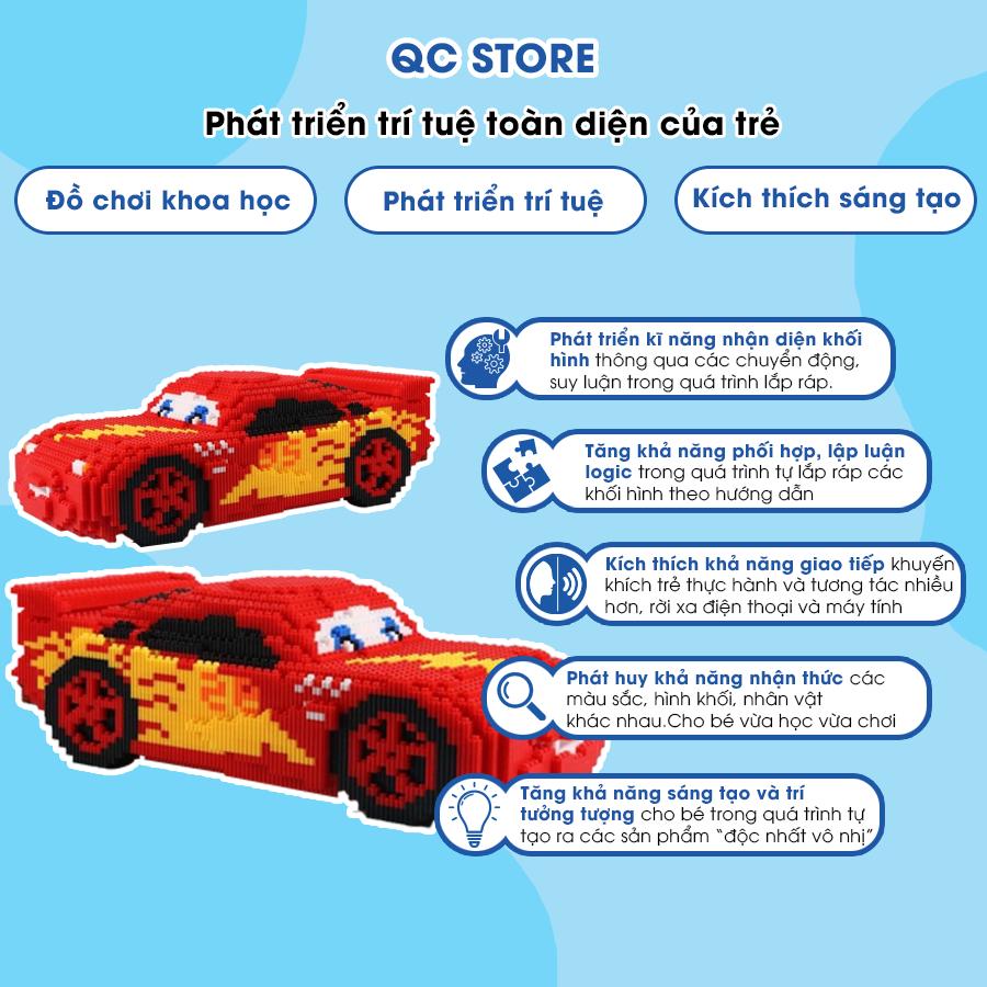 Đồ chơi lắp ráp ô tô đua siêu xe hoạt hình anime MC Queen QC Store-duoc-ban-tai-QC Store