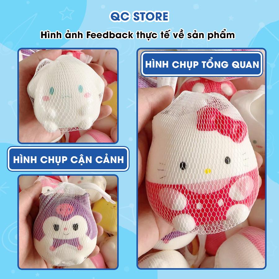 Đồ chơi Squishy Mochi bóp xả stress siêu mềm cute vô tri giải trí nhân vật Kuromi Melody Cinamoroll QC Store-duoc-ban-tai-QC Store