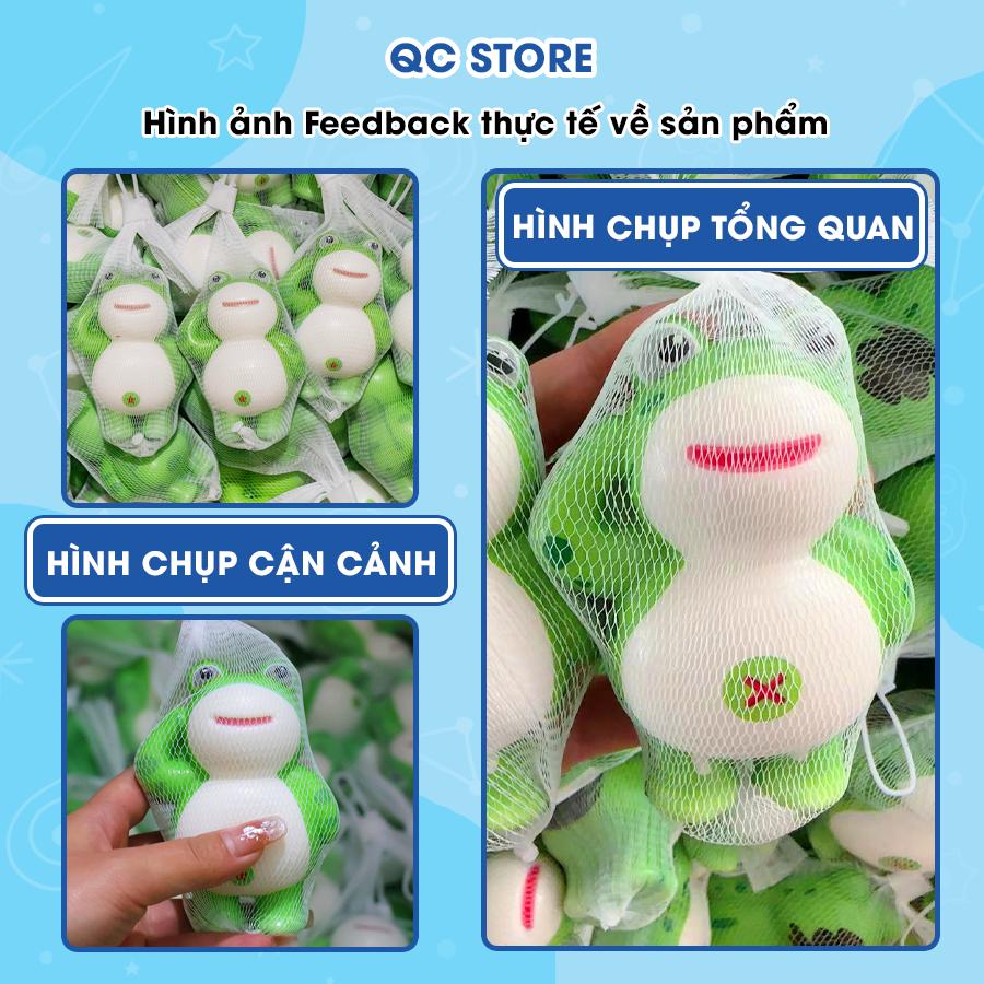 Đồ Chơi Squishy Mochi Ếch Xanh Lá Bọt Biển Sao Biển Xả Stress QC Store-duoc-ban-tai-QC Store