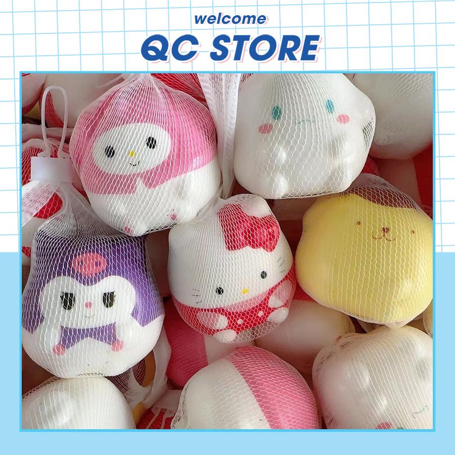 Đồ chơi Squishy Mochi bóp xả stress siêu mềm cute vô tri giải trí nhân vật Kuromi Melody Cinamoroll QC Store-duoc-ban-tai-QC Store