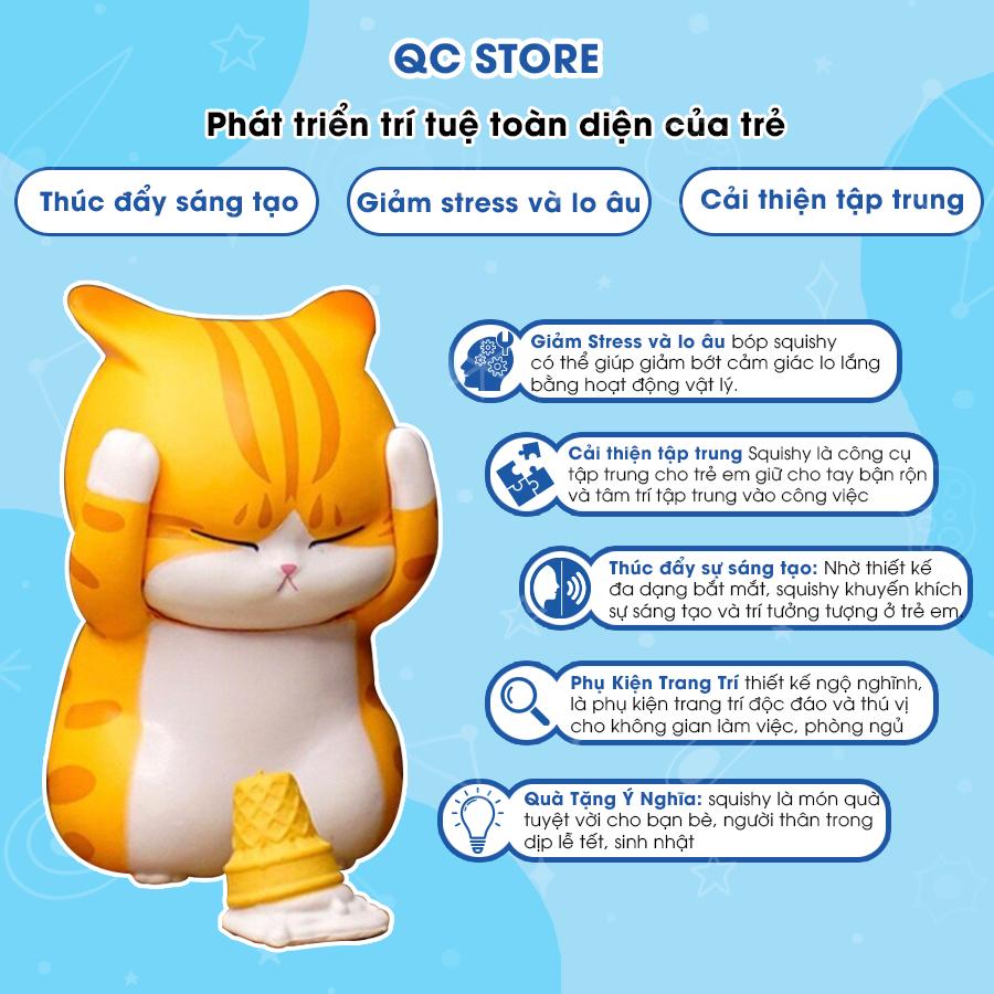 Đồ chơi Squishy Mèo Bất Lực bóp xả stress siêu mềm cute đáng yêu QC Store-duoc-ban-tai-QC Store