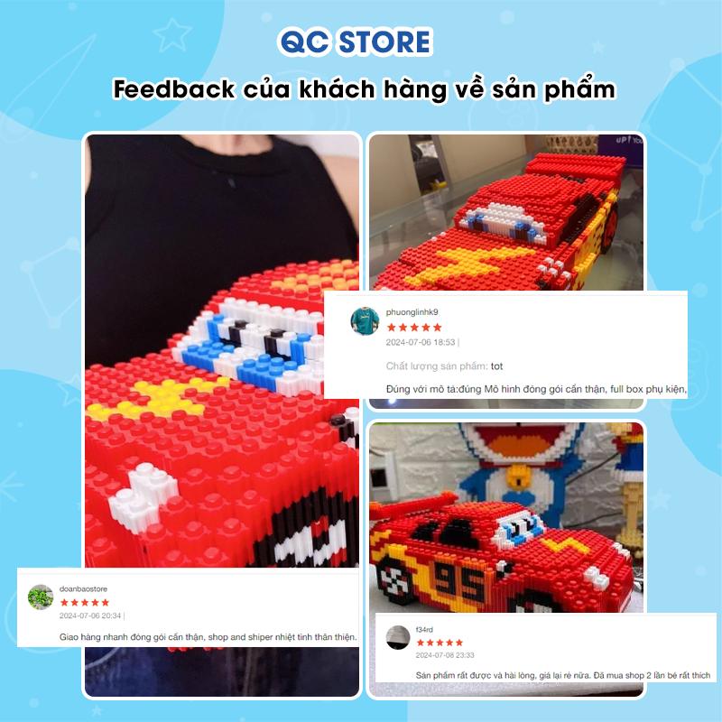 Đồ chơi lắp ráp ô tô đua siêu xe hoạt hình anime MC Queen QC Store-duoc-ban-tai-QC Store